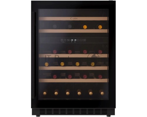 Винный шкаф Lex LWD6046BL dual zone 1-нокамерн. черный