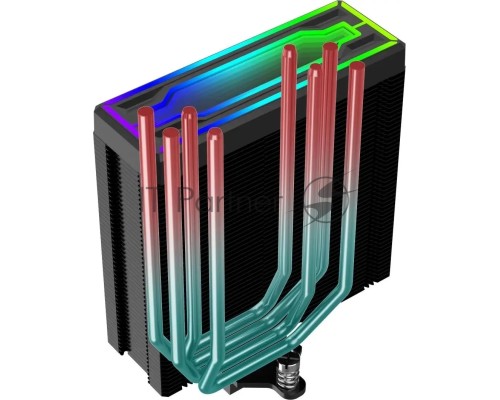Устройство охлаждения (кулер) Bloody BD-AC205-ARGB1 ARGB Soc-AM5/AM4/1151/1200/2066/1700 черный 4-pin 14-26dB Al+Cu LCD 205W 513gr Ret (BD-AC205-ARGB1-BK)