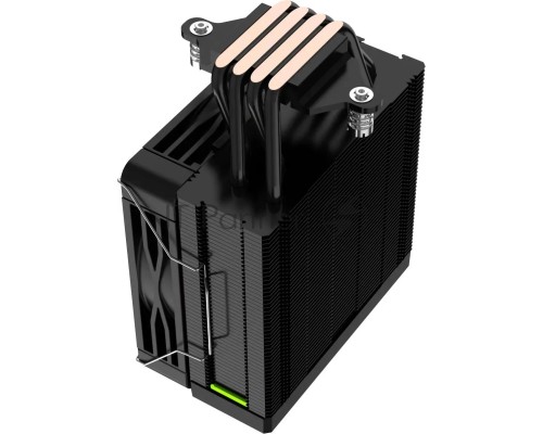 Устройство охлаждения (кулер) Bloody BD-AC205-ARGB1 ARGB Soc-AM5/AM4/1151/1200/2066/1700 черный 4-pin 14-26dB Al+Cu LCD 205W 513gr Ret (BD-AC205-ARGB1-BK)