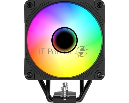 Устройство охлаждения (кулер) Bloody BD-AC205-ARGB1 ARGB Soc-AM5/AM4/1151/1200/2066/1700 черный 4-pin 14-26dB Al+Cu LCD 205W 513gr Ret (BD-AC205-ARGB1-BK)