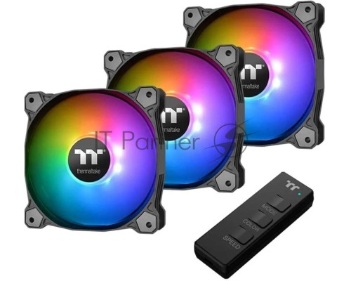 Вентилятор для корпуса Thermaltake CT120 EX Sync Reverse ARGB 120х120x25 черный 4-pin 31.2дБ (упак.:3шт) (CL-F192-PL12SW-A) Ret Вентилятор для корпуса Thermaltake CT120 EX Sync Reverse ARGB 120х120x25 черный 4-pin 31.2дБ (упак.:3шт) (CL-F192-PL12SW-A) Ret