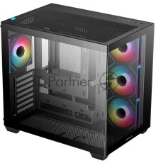 Корпус Deepcool CG530 4F черный без БП ATX 2x120mm 2x140mm 2xUSB2.0 1xUSB3.0 audio bott PSU
