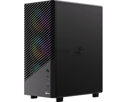 Корпус Formula Mana Geometry черный без БП ATX 3x120mm 1xUSB3.0 1xUSB3.1 audio bott PSU