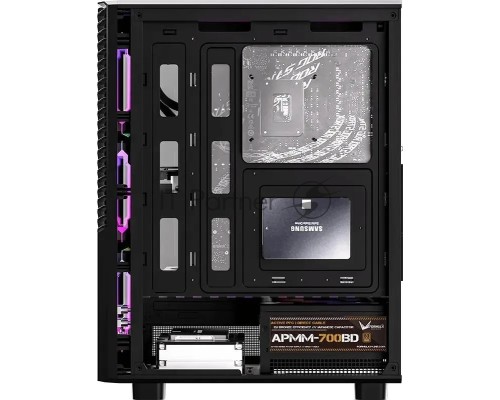 Корпус Formula Mana Geometry черный без БП ATX 3x120mm 1xUSB3.0 1xUSB3.1 audio bott PSU