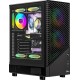Корпус Formula Mana Geometry черный без БП ATX 3x120mm 1xUSB3.0 1xUSB3.1 audio bott PSU