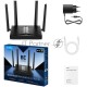 Маршрутизатор Cudy BE3600 Gigabit Dual Band Wi-Fi 7 Mesh Router, Chipset Broadcom, 802.11be/ax/ac/a/b/g/n, 2882Mbps at 5GHz + 688Mbps at 2.4GHz, 5 x 10/100/1000Mbps Ports, 4 x 5dBi fixed antennas, WiFi router/AP/ Repeater/WISP Mode, PPTP/L2TP/OpenVPN/Wir