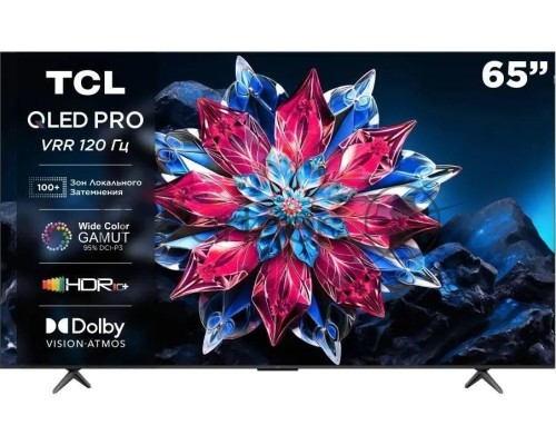 Телевизор TCL 65C655PRO-CN черный 65
