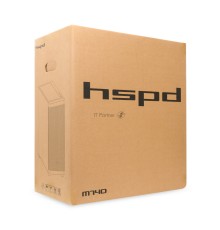 Корпус без блока питания HSPD M740, Mesh Mid Tower, черный, TG, 0.6 SPCC, 4x120mm ARGB E-ATX, ATX, mATX, mITX 170/400/200mm 4x2.5