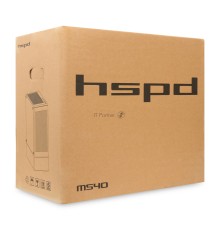 Корпус без блока питания HSPD M540, Mesh Mid Tower, черный, TG, 0.45 SPCC, 3x120mm ARGB ATX, mATX, mITX 160/300/150mm 2x2.5