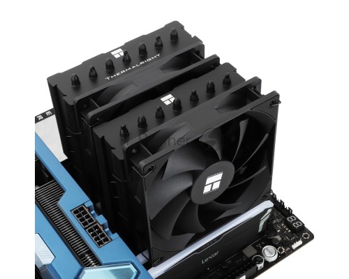 Кулер для процессора/ Thermalright Phantom Spirit 120 SE Black (4-pin PWM, 154mm, Ni/Cu, 7x6mm, 2x120mm, 66.17CFM, 25.6dBA, 1500RPM, S: 1200, 1700, 1851, 115X, AM4, AM5, silver, black) Кулер для процессора/ Thermalright Phantom Spirit 120 SE Black (4-pin PWM, 154mm, Ni/Cu, 7x6mm, 2x120mm, 66.17CFM, 25.6dBA, 1500RPM, S: 1200, 1700, 1851, 115X, AM4, AM5, silver, black)