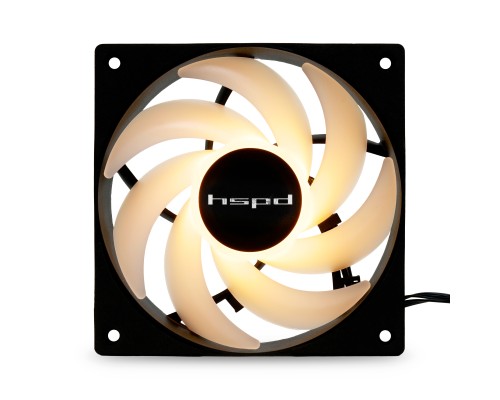 Кулер HSPD Case M1 ARGB черный 120mm fan for M540/M740 series