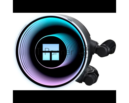 Водяное охлаждение для процессора Thermalright Frozen Notte 360 черный ARGB V2 (360mm, Black, ARGB/ Fans: 3x120mm, 72.37CFM, 27.7dBA, 2000RPM/ Pump height 54mm, 28dBA, 5300RPM, Rad thickness 27mm/ S: 1200, 1700, 1851, 2011, 2066, 115X, AM2, AM2+, AM3, AM