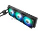 Водяное охлаждение для процессора Thermalright Frozen Notte 360 черный ARGB V2 (360mm, Black, ARGB/ Fans: 3x120mm, 72.37CFM, 27.7dBA, 2000RPM/ Pump height 54mm, 28dBA, 5300RPM, Rad thickness 27mm/ S: 1200, 1700, 1851, 2011, 2066, 115X, AM2, AM2+, AM3, AM