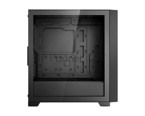 Корпус без блока питания/ PCCOOLER C3D510 BK, Mesh Mid Tower, Black, TG, 0.7 SPCC, no fans E-ATX, ATX, mATX, mITX 170/390/205mm 2x2.5