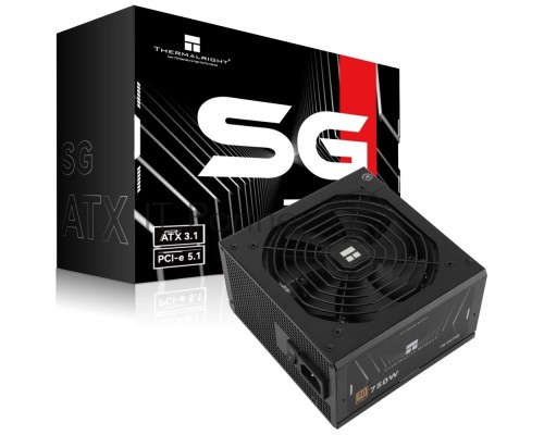 Блок питания Thermalright TR-SG750 750W 80+ Gold (ATX, 3.1, PCIe 5.1, Full modular, 1x24(20+4)pin 600mm, 2xCPU 8(4+4)pin 650mm, 2xPCIe*2 8(6+2)pin 650+150mm, 1x12VHPWR PCIe 5.1 12+4pin 600mm, 2xSATA*4 450+150+150+150mm, 1xMOLEX4pin*3 500+150+150mm, Activ