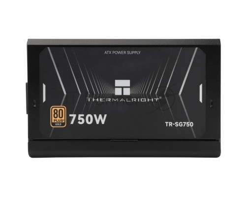 Блок питания Thermalright TR-SG750 750W 80+ Gold (ATX, 3.1, PCIe 5.1, Full modular, 1x24(20+4)pin 600mm, 2xCPU 8(4+4)pin 650mm, 2xPCIe*2 8(6+2)pin 650+150mm, 1x12VHPWR PCIe 5.1 12+4pin 600mm, 2xSATA*4 450+150+150+150mm, 1xMOLEX4pin*3 500+150+150mm, Activ