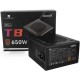 Блок питания Thermalright TR-TB650S 650W 80+ Bronze (ATX, 3, Non-modular, 1x24(20+4)pin 550mm, 1xCPU*2 8(4+4)pin 600+150mm, 1xPCIe*2 8(6+2)pin 500+150mm, 1xSATA*3+MOLEX4pin*1 400+150+150+150mm, 1xSATA*2+MOLEX4pin*2 400+150+150+150mm, Active, 120x120mm, 1