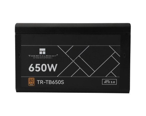 Блок питания Thermalright TR-TB650S 650W 80+ Bronze (ATX, 3, Non-modular, 1x24(20+4)pin 550mm, 1xCPU*2 8(4+4)pin 600+150mm, 1xPCIe*2 8(6+2)pin 500+150mm, 1xSATA*3+MOLEX4pin*1 400+150+150+150mm, 1xSATA*2+MOLEX4pin*2 400+150+150+150mm, Active, 120x120mm, 1