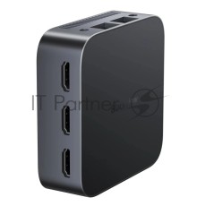 Мини ПК Blackview MP80 (Intel N5095) 16+512GB, WIFI a/b/g/n/ac, Bluetooth 4.2, Win11 Pro, USB3.0, HDMI 1.4b Type A *2, RJ45*1, 5.5/2.1mm DC Jack *1, 3.5mm Phone Jack*1, Colour: Black