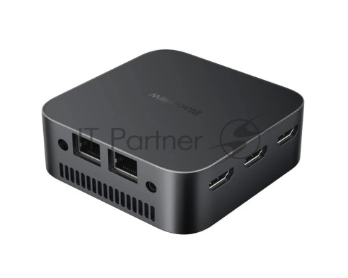 Мини ПК Blackview MP80 (Intel N5095) 16+512GB, WIFI a/b/g/n/ac, Bluetooth 4.2, Win11 Pro, USB3.0, HDMI 1.4b Type A *2, RJ45*1, 5.5/2.1mm DC Jack *1, 3.5mm Phone Jack*1, Colour: Black