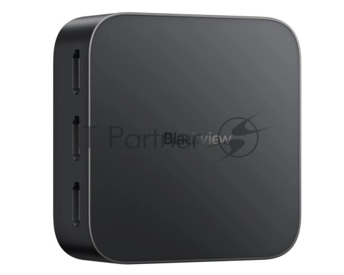 Мини ПК Blackview MP80 (Intel N97) 16+512GB, WIFI a/b/g/n/ac, Bluetooth 4.2, Win11 Pro, USB3.0, HDMI 1.4b Type A *2, RJ45*1, 5.5/2.1mm DC Jack *1, 3.5mm Phone Jack*1, Colour: Black