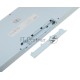 Клавиатура + мышь Acer OCC205 клав:белый/голубой мышь:белый/голубой USB беспроводная slim (ZL.ACCEE.00C)