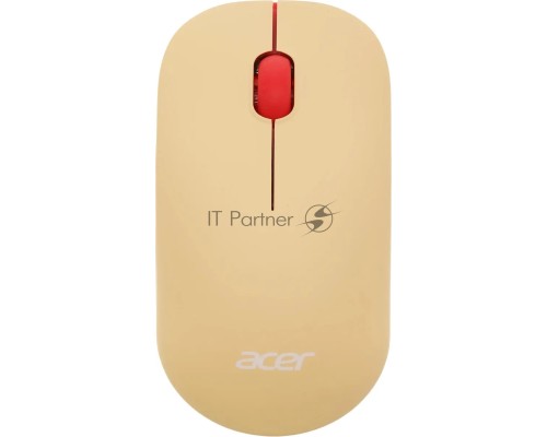 Клавиатура + мышь Acer OCC205 клав:розовый/бежевый мышь:розовый/бежевый USB беспроводная slim (ZL.ACCEE.00F)