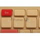 Клавиатура + мышь Acer OCC205 клав:розовый/бежевый мышь:розовый/бежевый USB беспроводная slim (ZL.ACCEE.00F)
