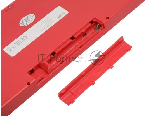 Клавиатура + мышь Acer OCC205 клав:розовый/бежевый мышь:розовый/бежевый USB беспроводная slim (ZL.ACCEE.00F)