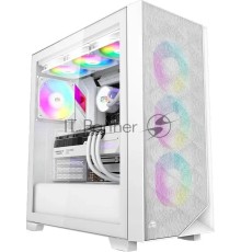 Корпус PcCooler C3D510 WH ARGB белый без БП ATX 3x120mm 2xUSB3.0 1xUSB3.1 audio bott PSU