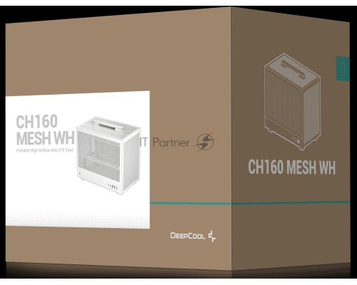 Корпус для ПК Deepcool CH160 MESH WH 