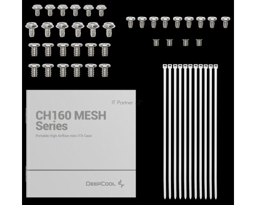 Корпус для ПК Deepcool CH160 MESH WH 