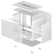 Корпус для ПК Deepcool CH160 MESH WH 