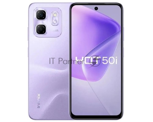 Смартфон Infinix HOT 50i X6531B, 6/128Gb, фиолетовый