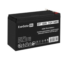 Exegate EX297519RUS Аккумуляторная батарея DT 1209 (12V 9Ah, клеммы F1)