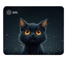 Коврик для мыши Cactus Black Cat 250x200x3мм (CS-MPC-D09S)
