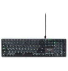 Клавиатура Оклик K953X механическая черный/серый USB Multimedia LED [1901086]