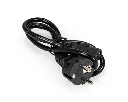 Кабель питания ExeGate Special PC-1S (Евровилка Schuko->C13, 3*0.75mm2, CCA, черный, 1м)