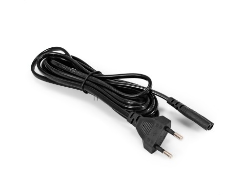 Кабель питания ноутбуков, аудио/видео ExeGate Special PCN-3S (Евровилка CEE7/16->C7, 2*0.5mm2, CCA, черный, 3м)
