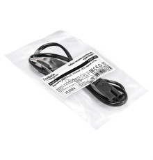 Кабель питания ноутбуков, аудио/видео ExeGate Special PCN-7,5S (Евровилка CEE7/16->C7, 2*0.5mm2, CCA, черный, 0.75м)