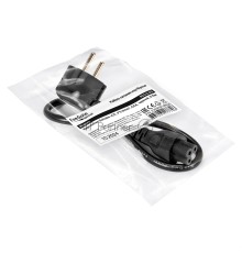 Кабель питания ноутбуков ExeGate Special PC5-0,5S (Евровилка Schuko->C5, 3*0.5mm2, CCA, черный, 0.5м)