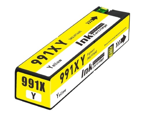 [Расходные материалы] Струйный картридж NV Print 991XL (NV-M0J98AE) Yellow для HP PageWide Pro 750/772/777 (260 мл) совместимый