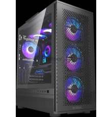 Корпус PcCooler ME200 MESH BK черный без БП ATX 2xUSB3.0 audio bott PSU
