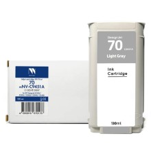 Струйный картридж NVP 70 (NV-C9451A) Light Gray для HP DesignJet Z2100/Z3100/Z3200/Z5200/Z5400 (130 мл) совместимый