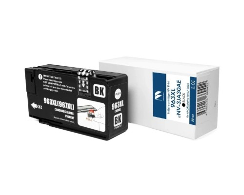 [Расходные материалы] Струйный картридж NVP 963XL (NV-3JA30AE) Black для HP OfficeJetPro 9010/9020 (26 мл) совместимый