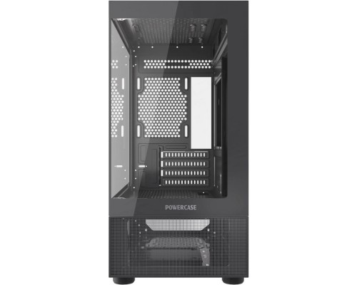 [Корпус] Powercase Vision Micro M2, Tempered Glass, чёрный, mATX  (CVMBM2-L0)