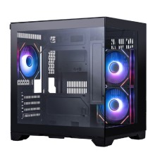 1STPLAYER MEGAVIEW MV5-TP ARGB Black / mATX / 3x120mm ARGB fans / MV5-TP-BK-2FC7R-1FC7