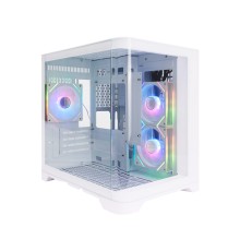 1STPLAYER UVIEW UV5 ARGB White / mATX / 3x120mm ARGB fans / UV5-WH-2FC7R-W-1FC7-W