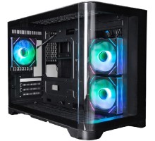 1STPLAYER UVIEW UV6 ARGB Black / mATX / 3x120mm ARGB fans / UV6-BK-2FC7R-1FC7