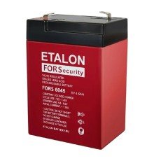 ETALON Аккумулятор FORS 6045 (6 В 4,5 Ач,Нож F1 (Faston))